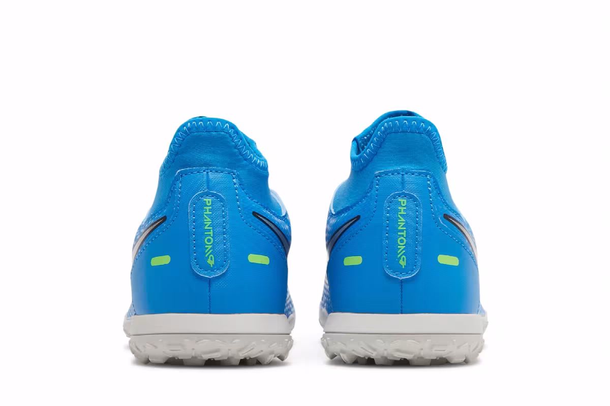 Nike Phantom GT Club DF TF GS Photo Blue Metallic Silver, view 7