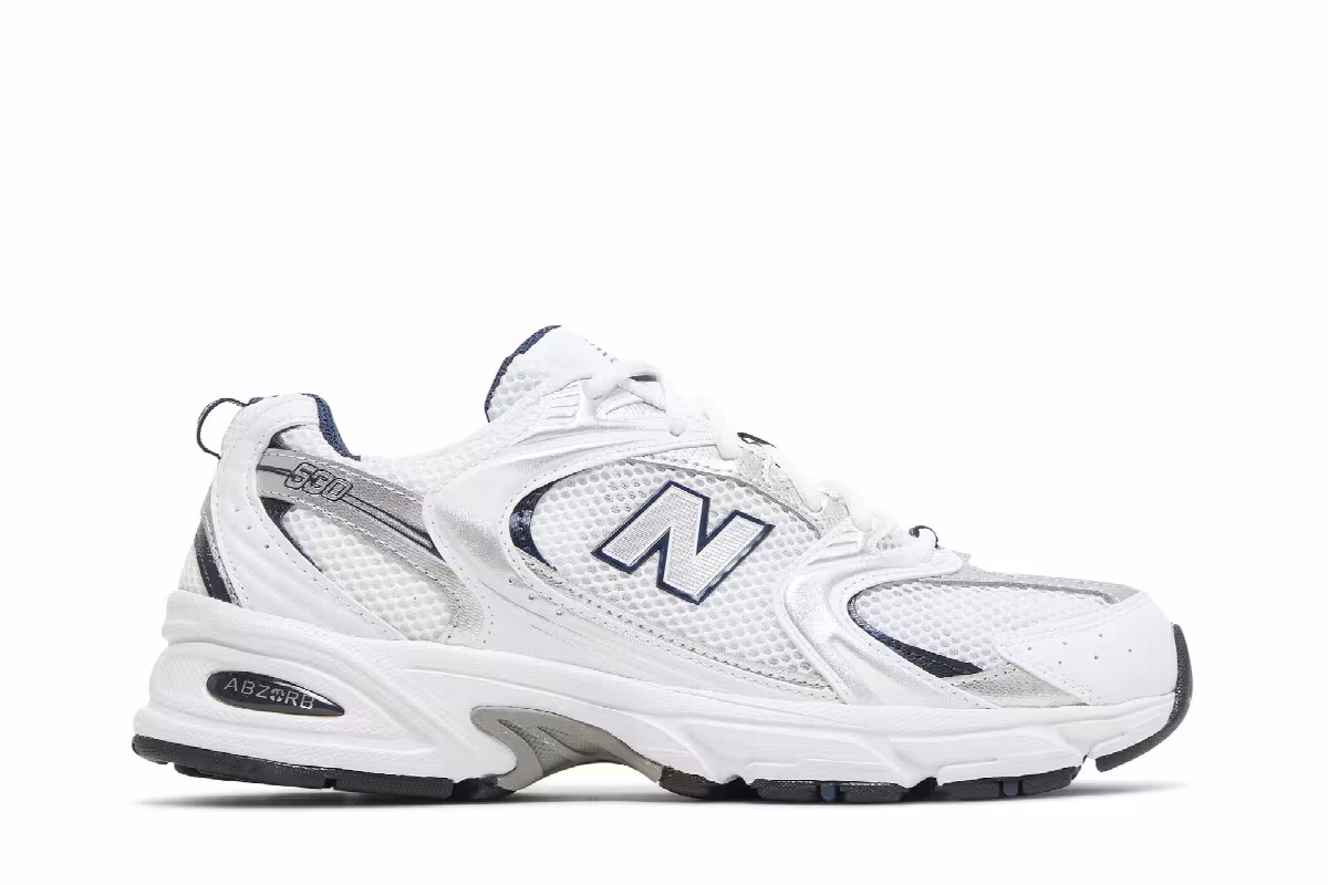 New Balance 530 White Natural Indigo, view 2