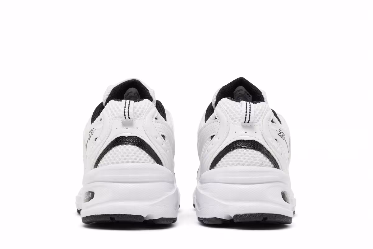 New Balance 530 White Black, view 7