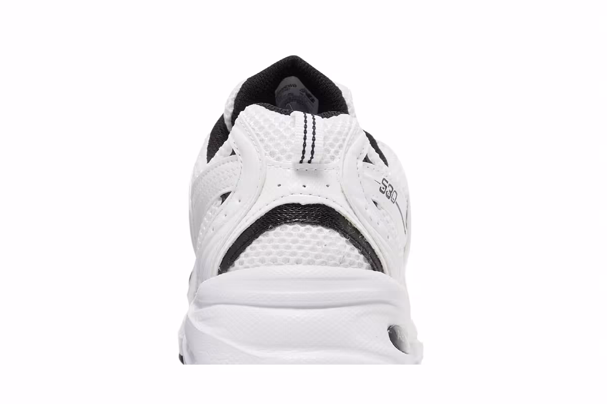 New Balance 530 White Black, view 8
