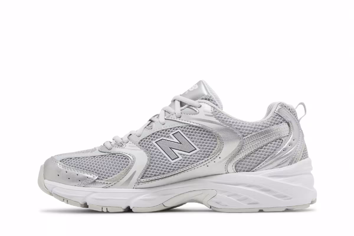 New Balance Men's 530 Silver Metallic Moonbeam, view 4