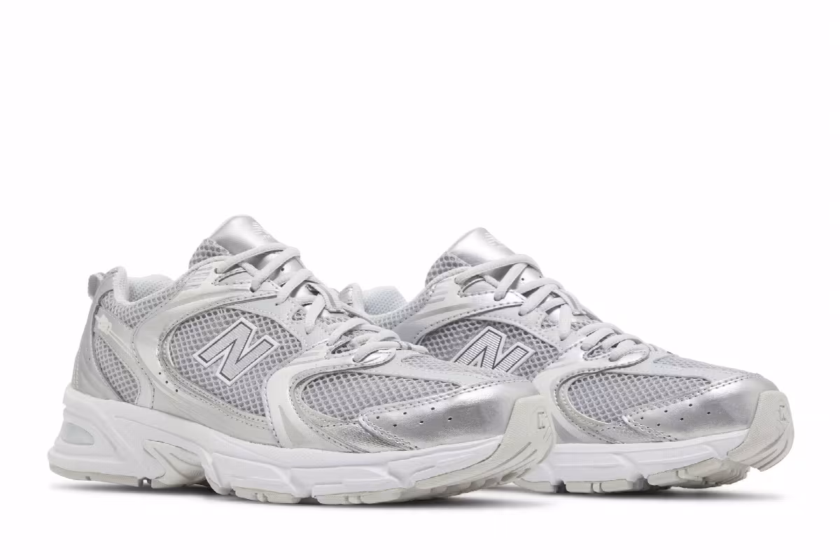 New Balance Men's 530 Silver Metallic Moonbeam, view 9