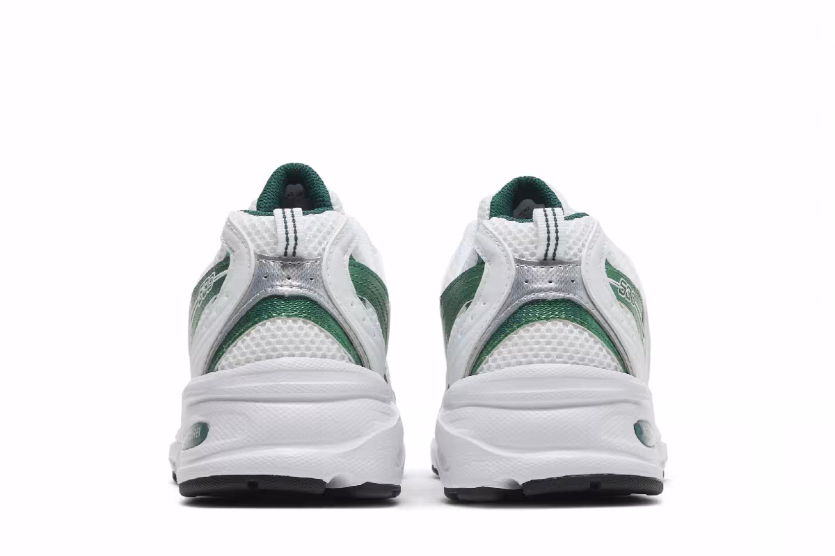 New Balance 530 White Nightwatch Green, view 7