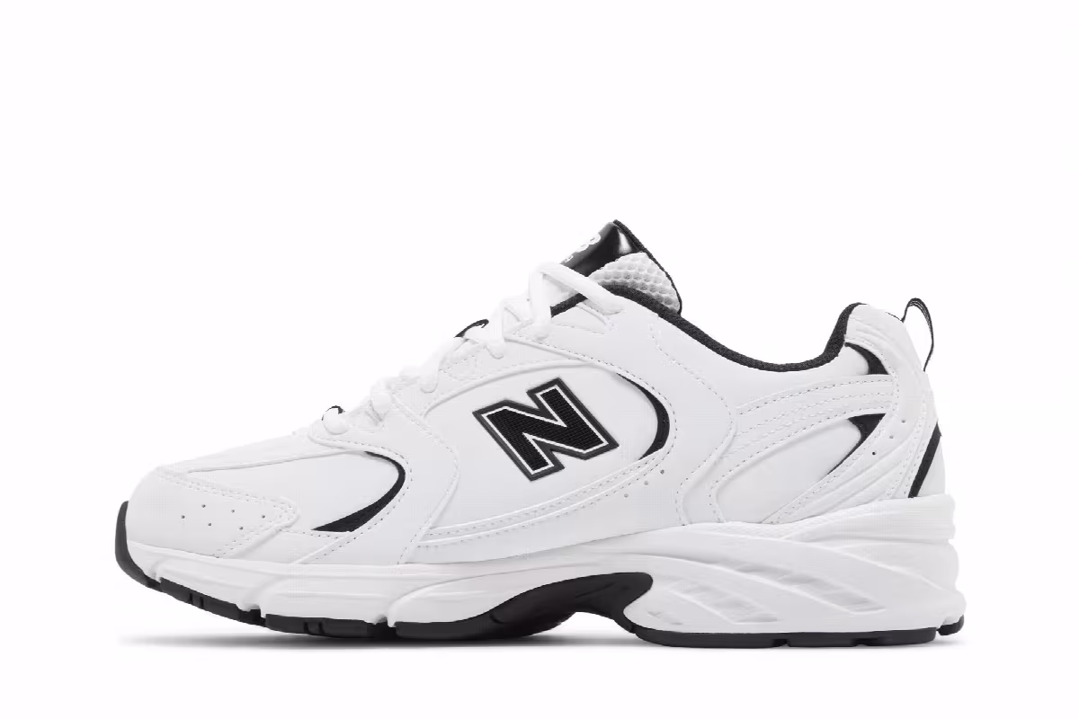 New Balance 530 White Black, view 4