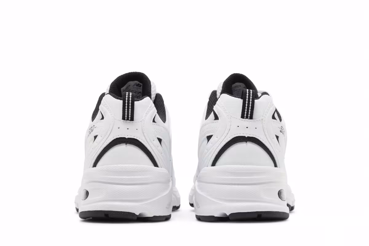 New Balance 530 White Black, view 7