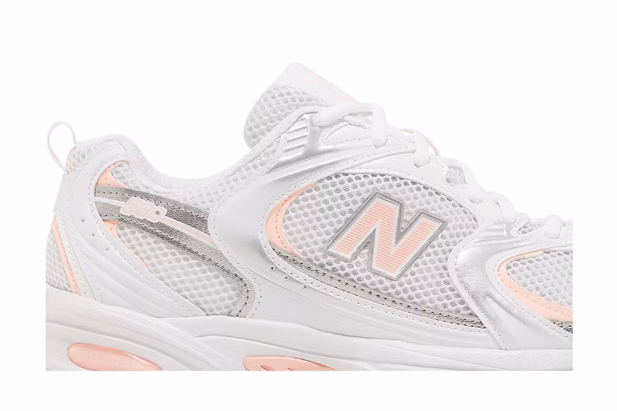 New Balance 530 White Light Pink, view 3