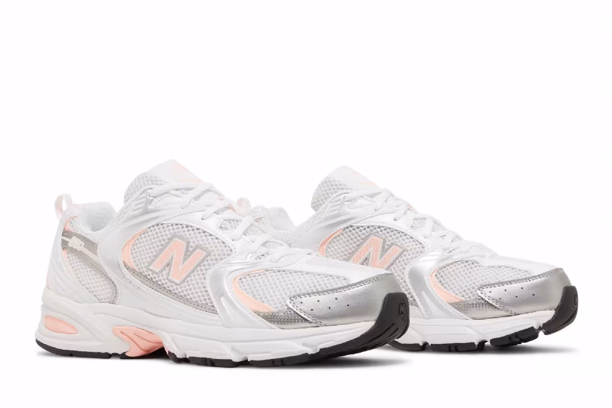 New Balance 530 White Light Pink, view 9
