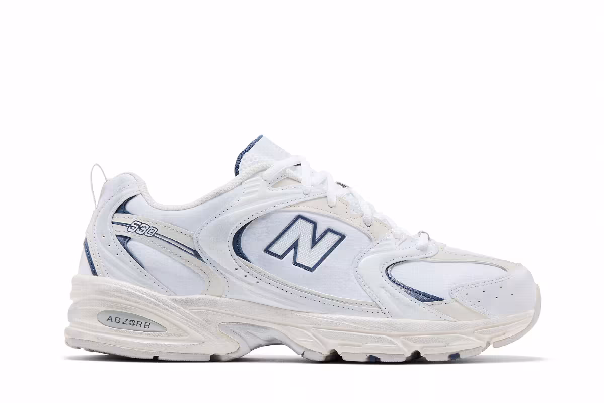 New Balance 530 Linen Fog Overcast Distressed, view 2