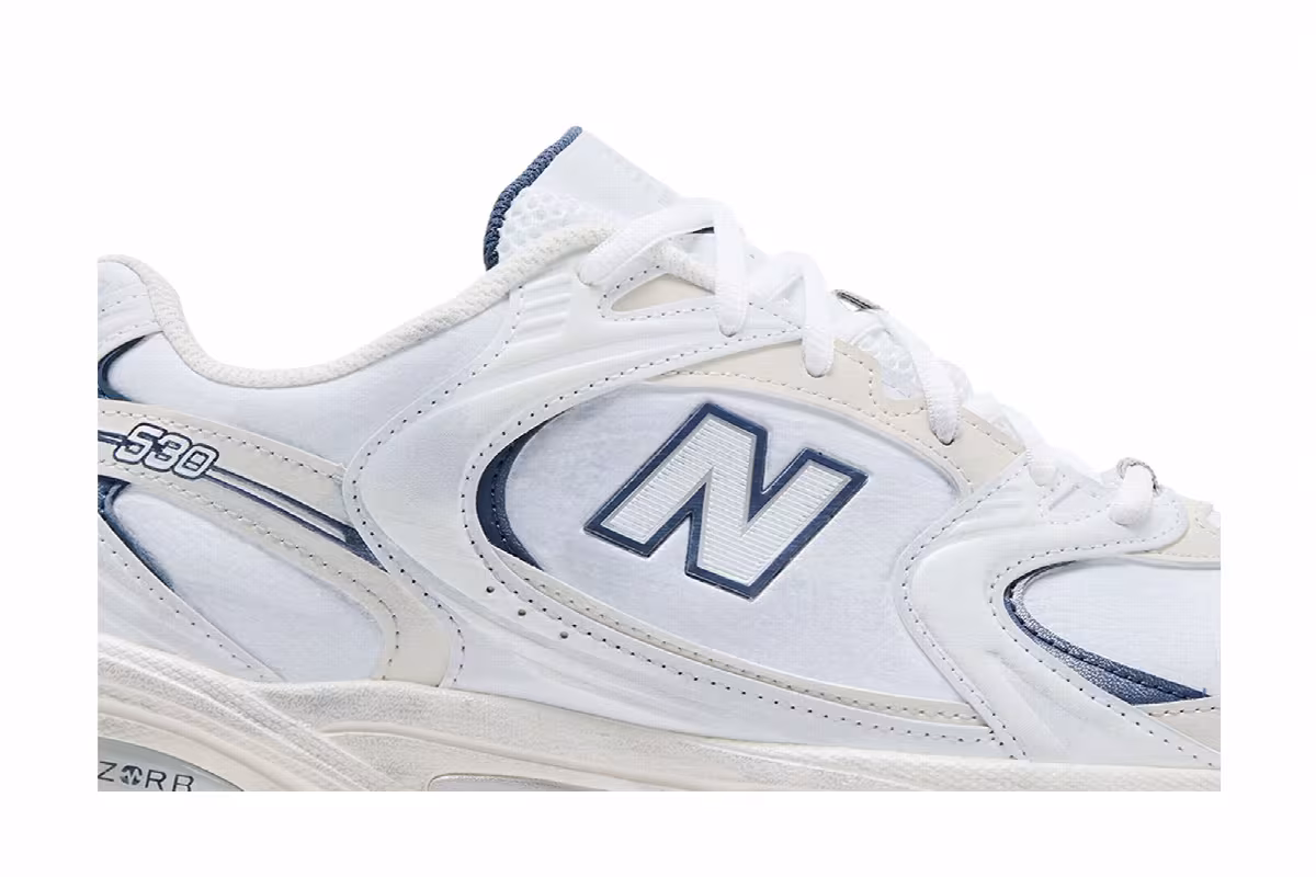 New Balance 530 Linen Fog Overcast Distressed, view 3