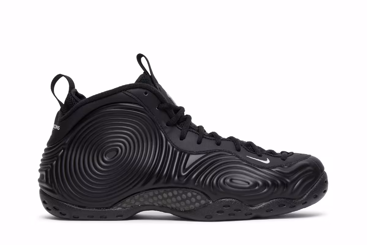 Comme des Garçons Homme Plus x Nike Air Foamposite One Black, view 2