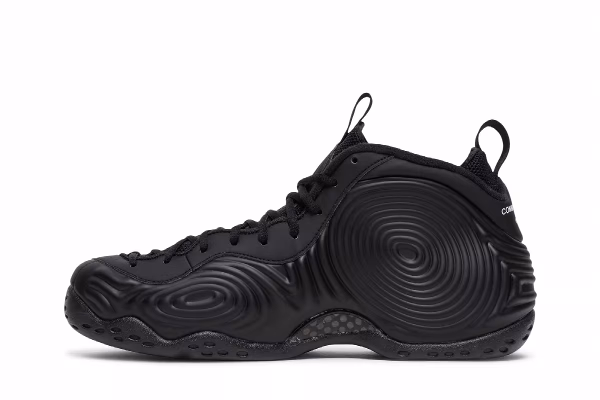 Comme des Garçons Homme Plus x Nike Air Foamposite One Black, view 4