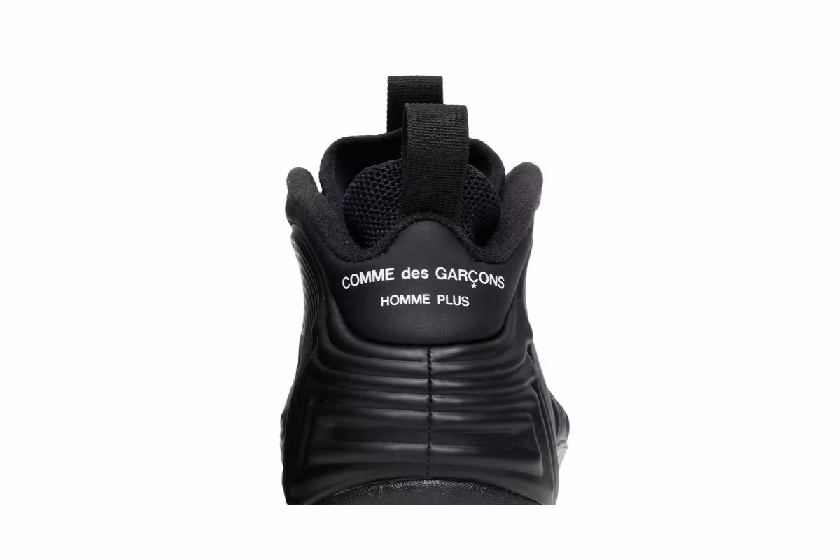 Comme des Garçons Homme Plus x Nike Air Foamposite One Black, view 8