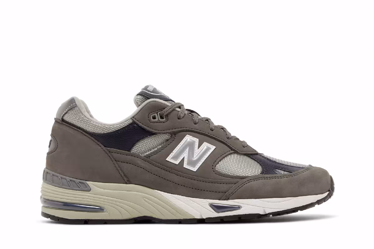 New Balance 991 Made in England Castlerock Navy, view 2