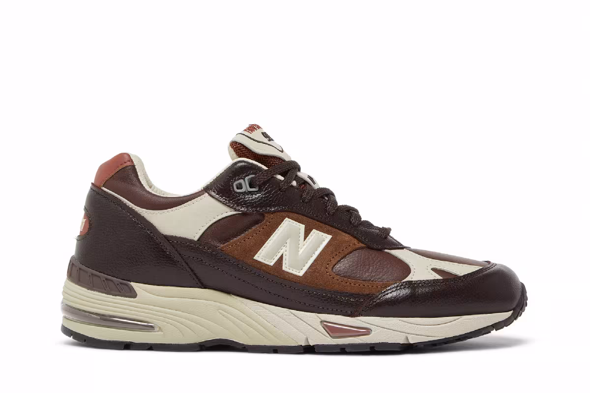 New Balance 991 Made in England French Roast, view 2