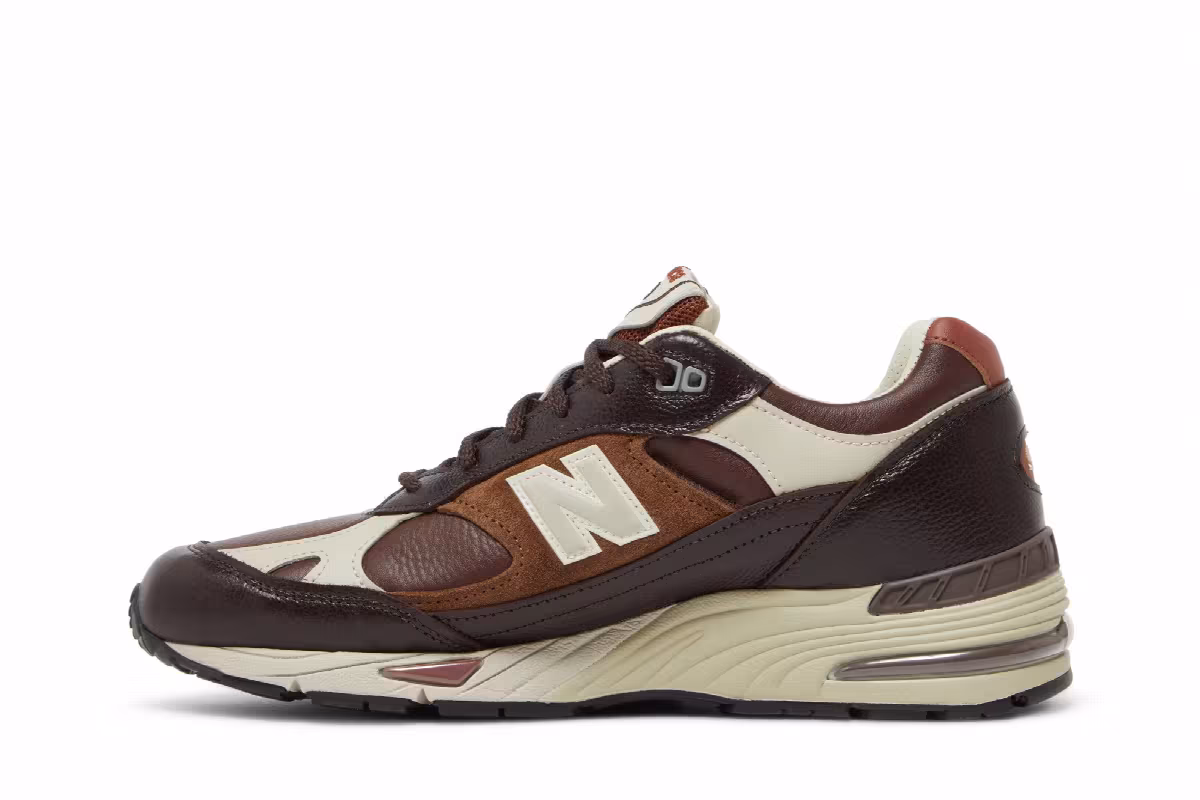 New Balance 991 Made in England French Roast, view 4