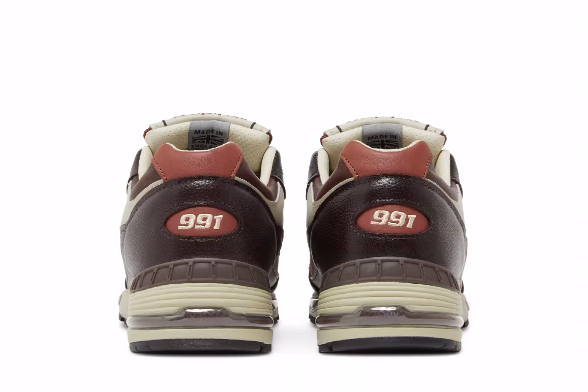 New Balance 991 Made in England French Roast, view 7