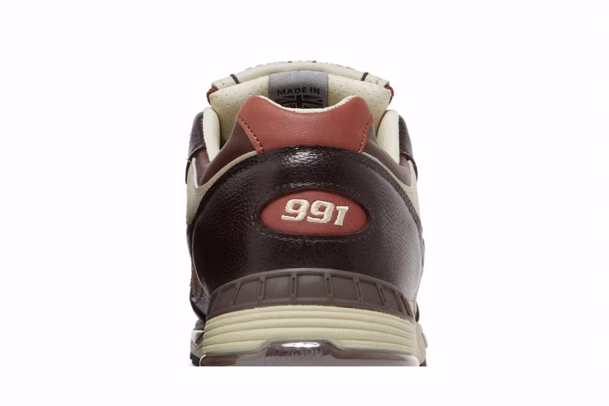 New Balance 991 Made in England French Roast, view 8