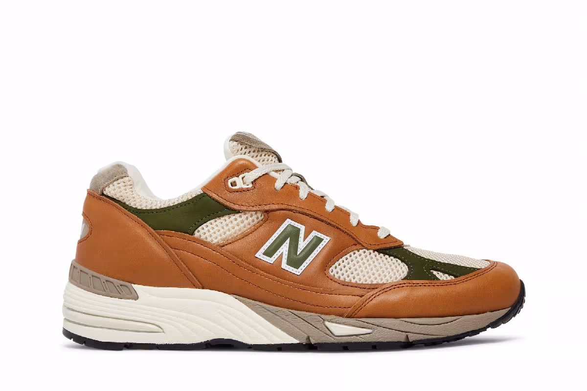 Aimé Leon Dore x New Balance 991 Made in England Tan, view 2