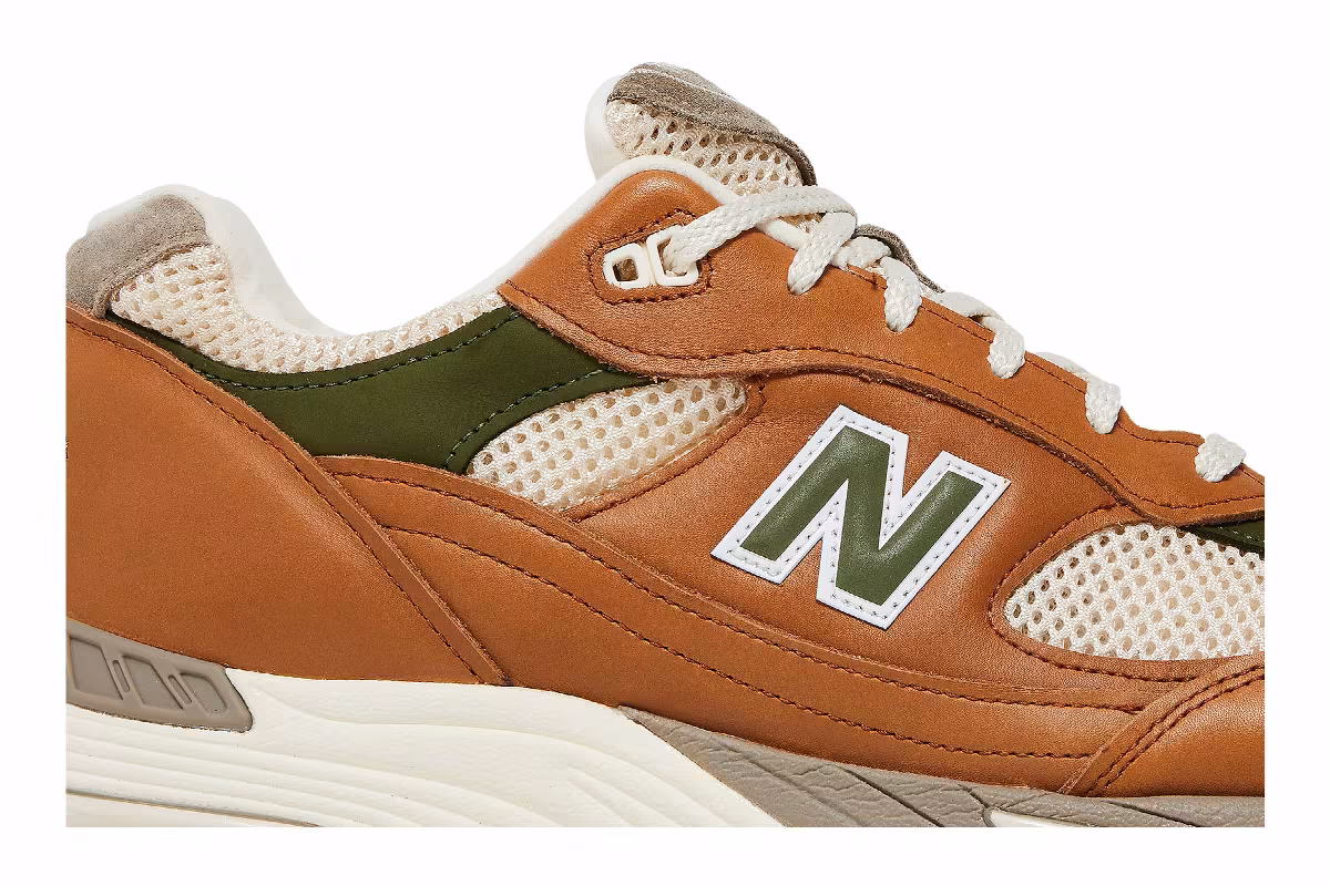 Aimé Leon Dore x New Balance 991 Made in England Tan, view 3