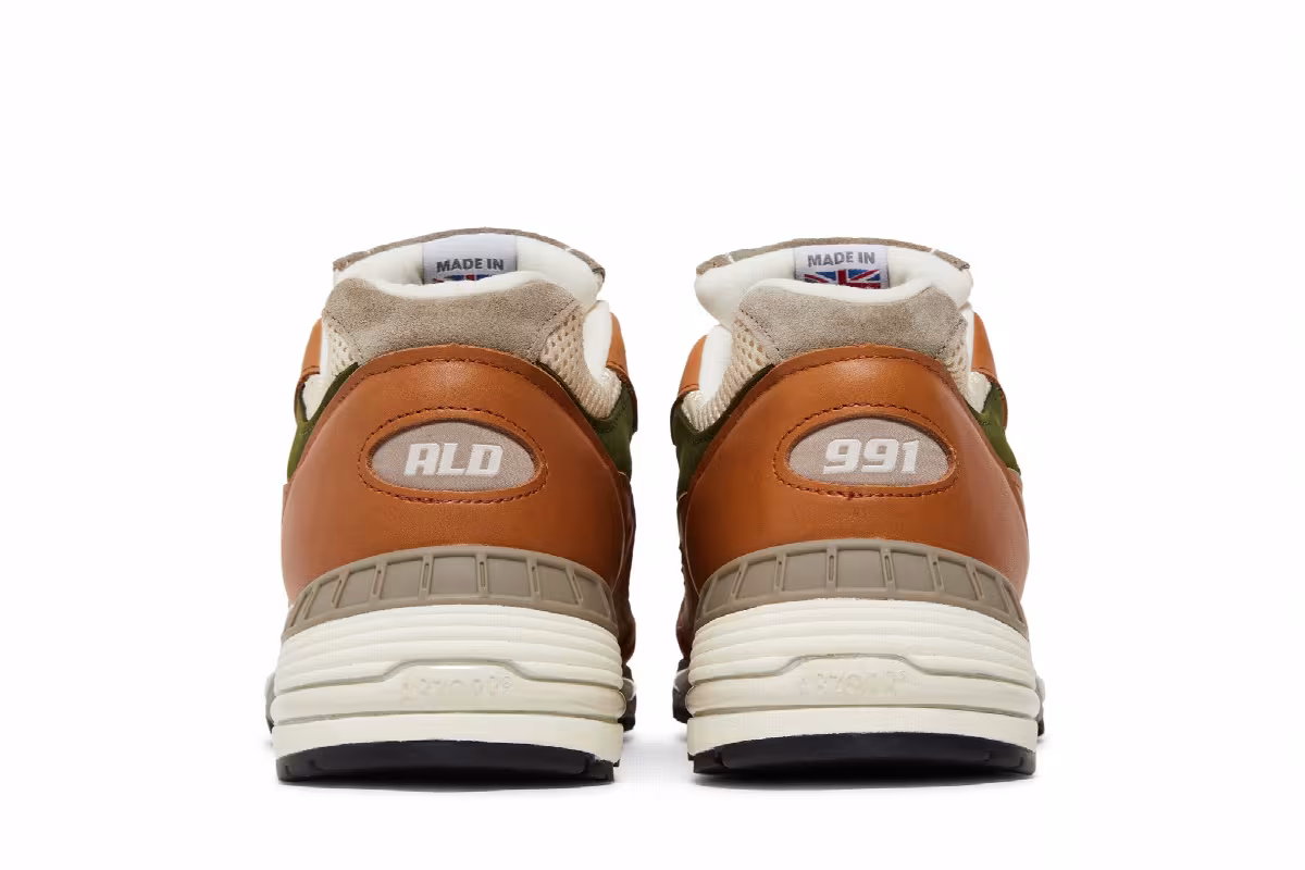 Aimé Leon Dore x New Balance 991 Made in England Tan, view 7