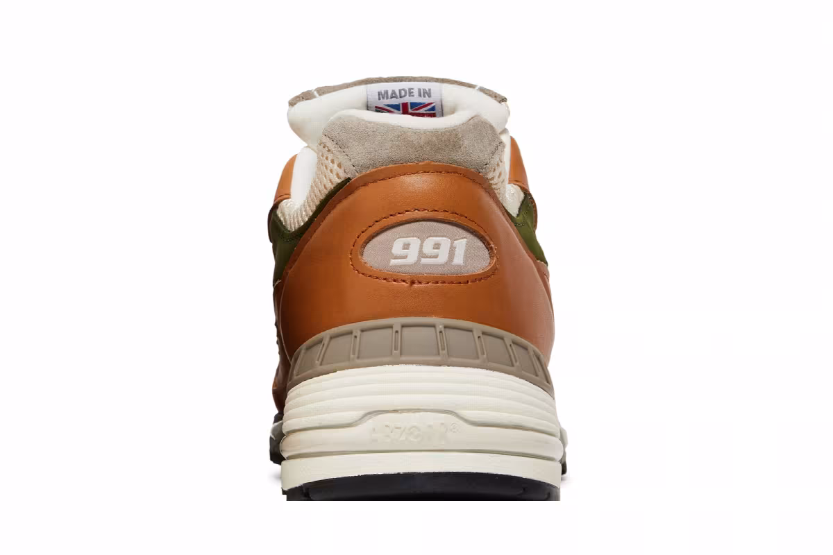 Aimé Leon Dore x New Balance 991 Made in England Tan, view 8