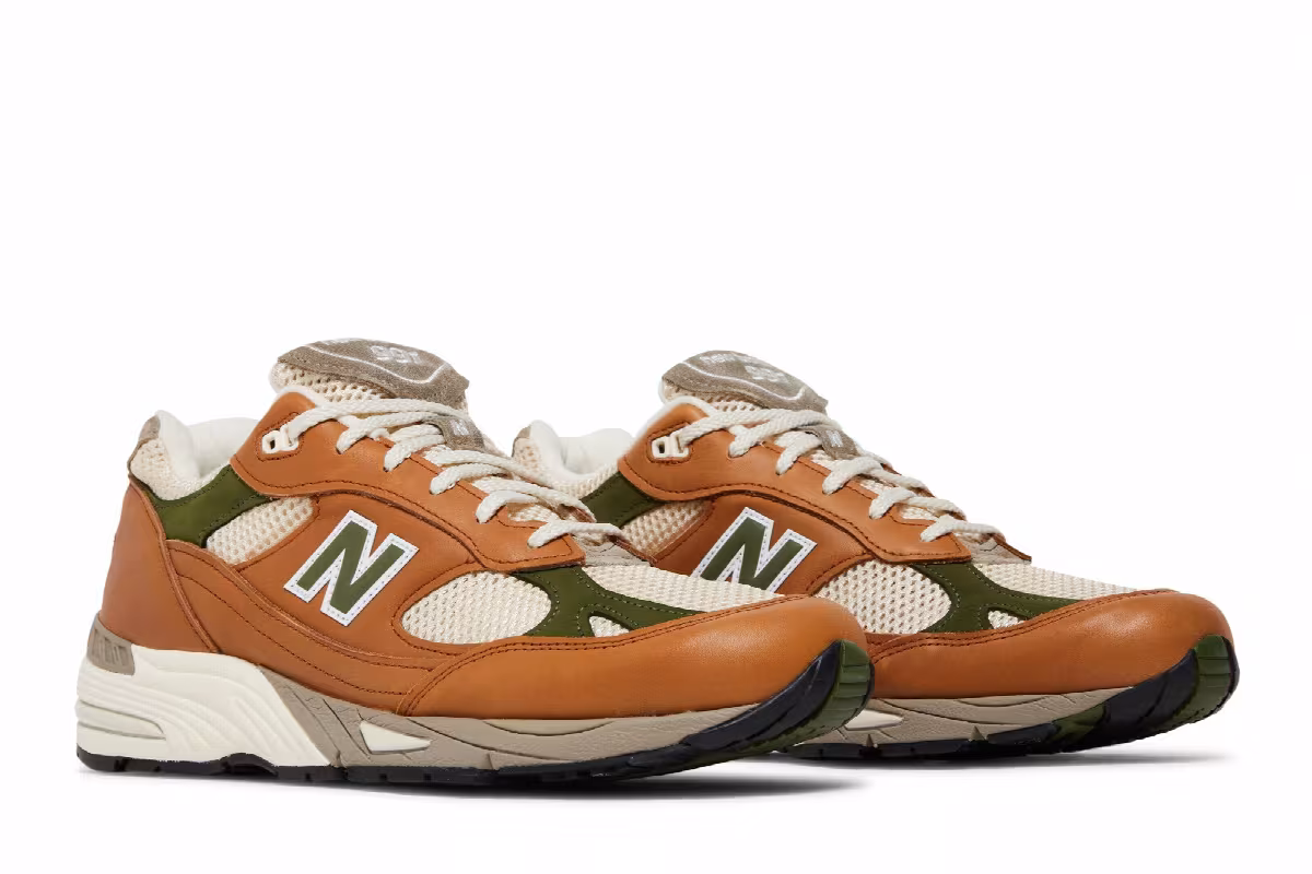 Aimé Leon Dore x New Balance 991 Made in England Tan, view 9