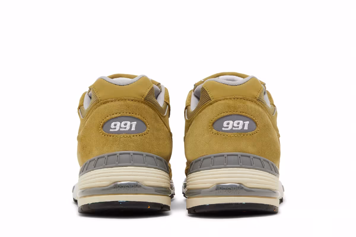 New Balance 991 Made in England Green White, view 7