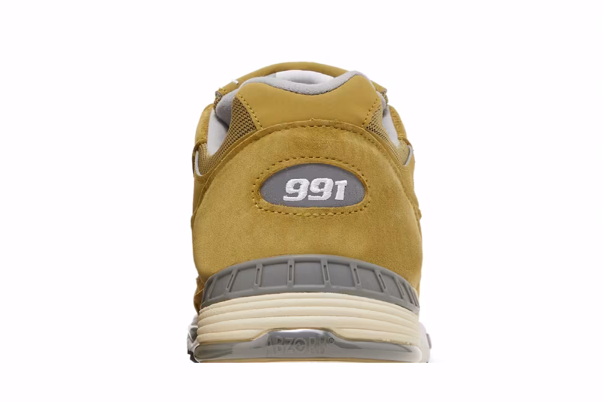 New Balance 991 Made in England Green White, view 8