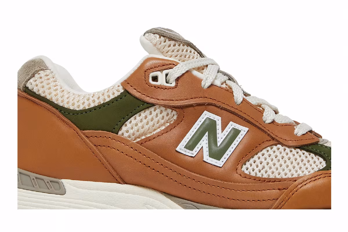 Aimé Leon Dore x New Balance Women's 991 Made in England Tan, view 3