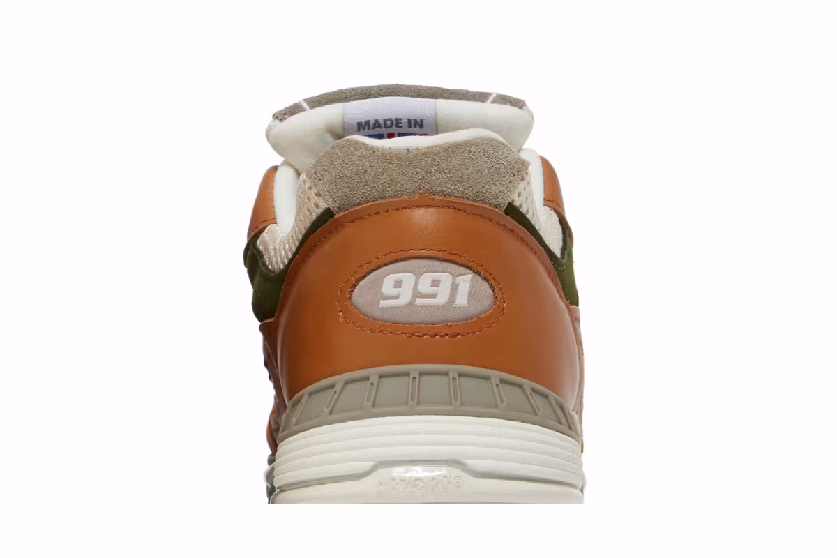 Aimé Leon Dore x New Balance Women's 991 Made in England Tan, view 8