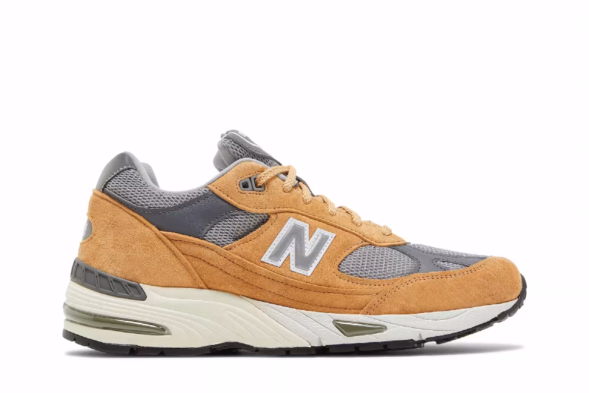 New Balance 991 Made in England Tan Grey, view 2