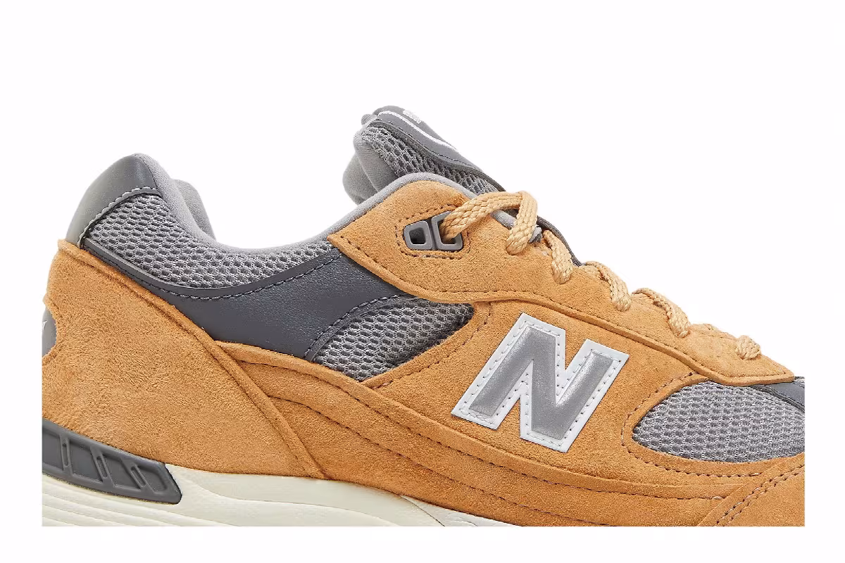 New Balance 991 Made in England Tan Grey, view 3