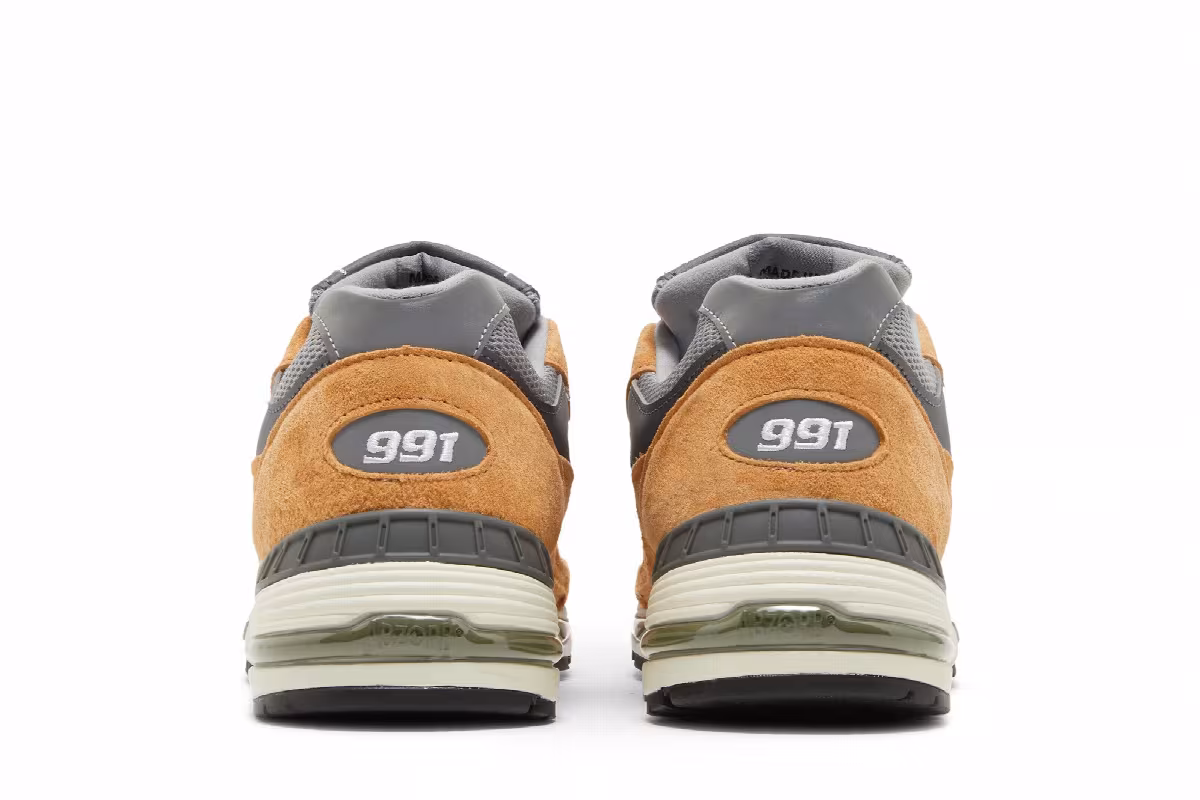 New Balance 991 Made in England Tan Grey, view 7