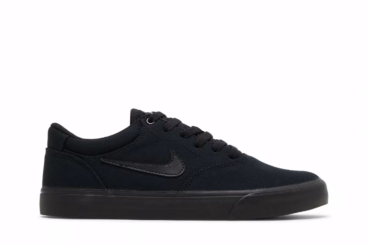 Nike Chron 2 Canvas SB Triple Black, view 2