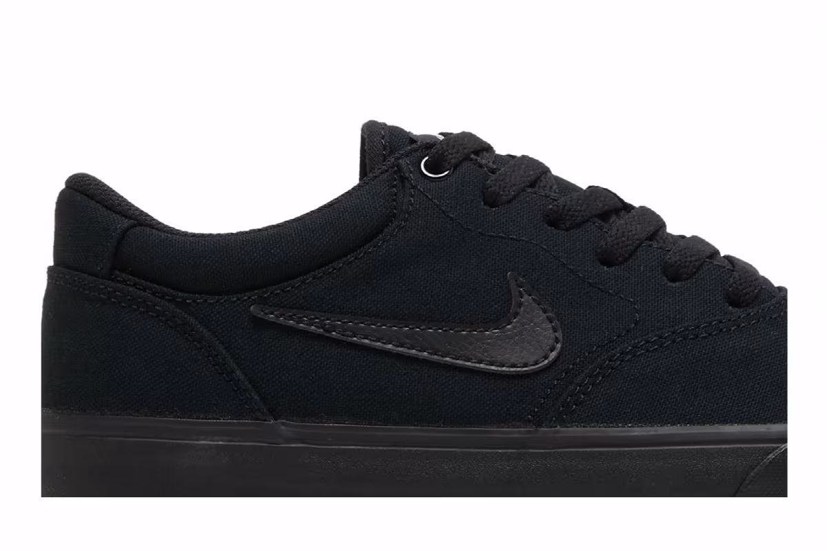Nike Chron 2 Canvas SB Triple Black, view 3