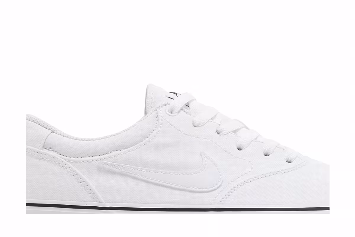 Nike Chron 2 Canvas SB Triple White, view 3