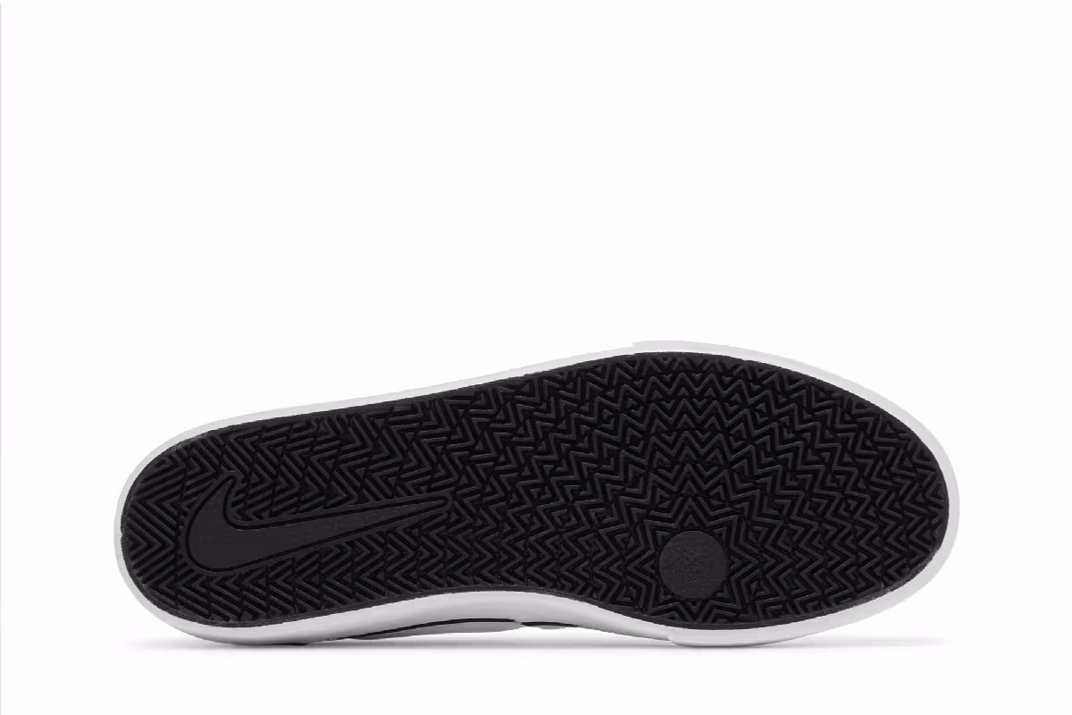 Nike Chron 2 Canvas SB Triple White, view 5