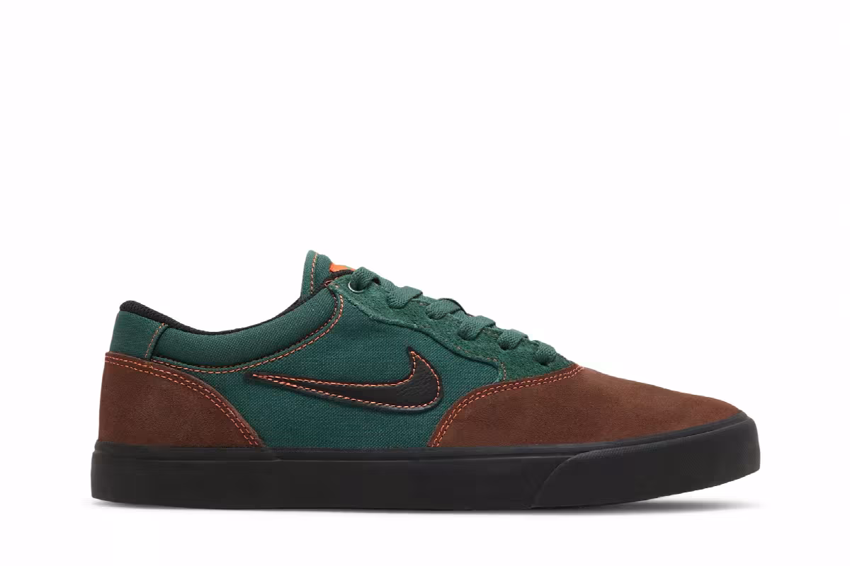 Nike Chron 2 SB Light Chocolate Noble Green, view 2