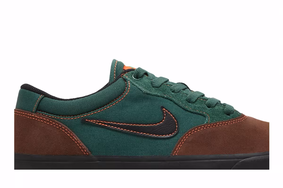 Nike Chron 2 SB Light Chocolate Noble Green, view 3