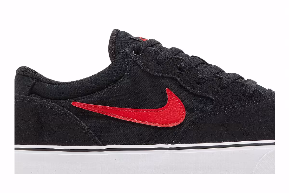 Nike Chron 2 SB Black University Red, view 3