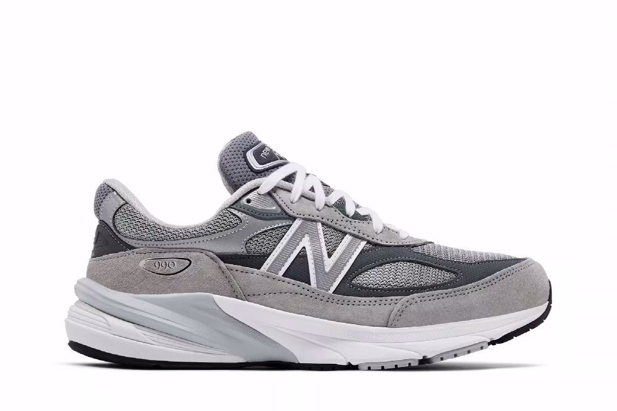 New Balance 990v6 Made in USA 4E Wide Castlerock, view 2