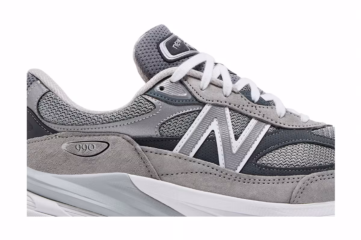 New Balance 990v6 Made in USA 4E Wide Castlerock, view 3