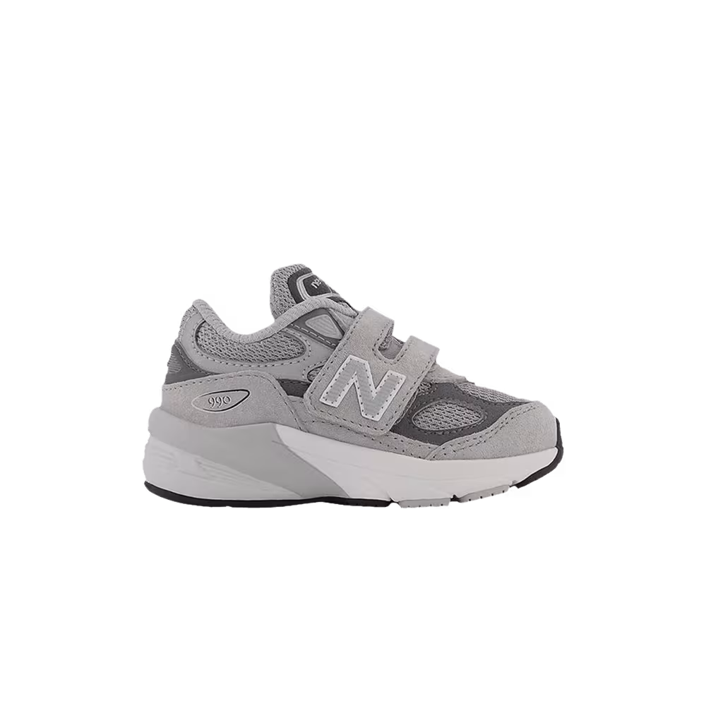 New Balance 990v6 Hook & Loop Toddler Wide Castlerock