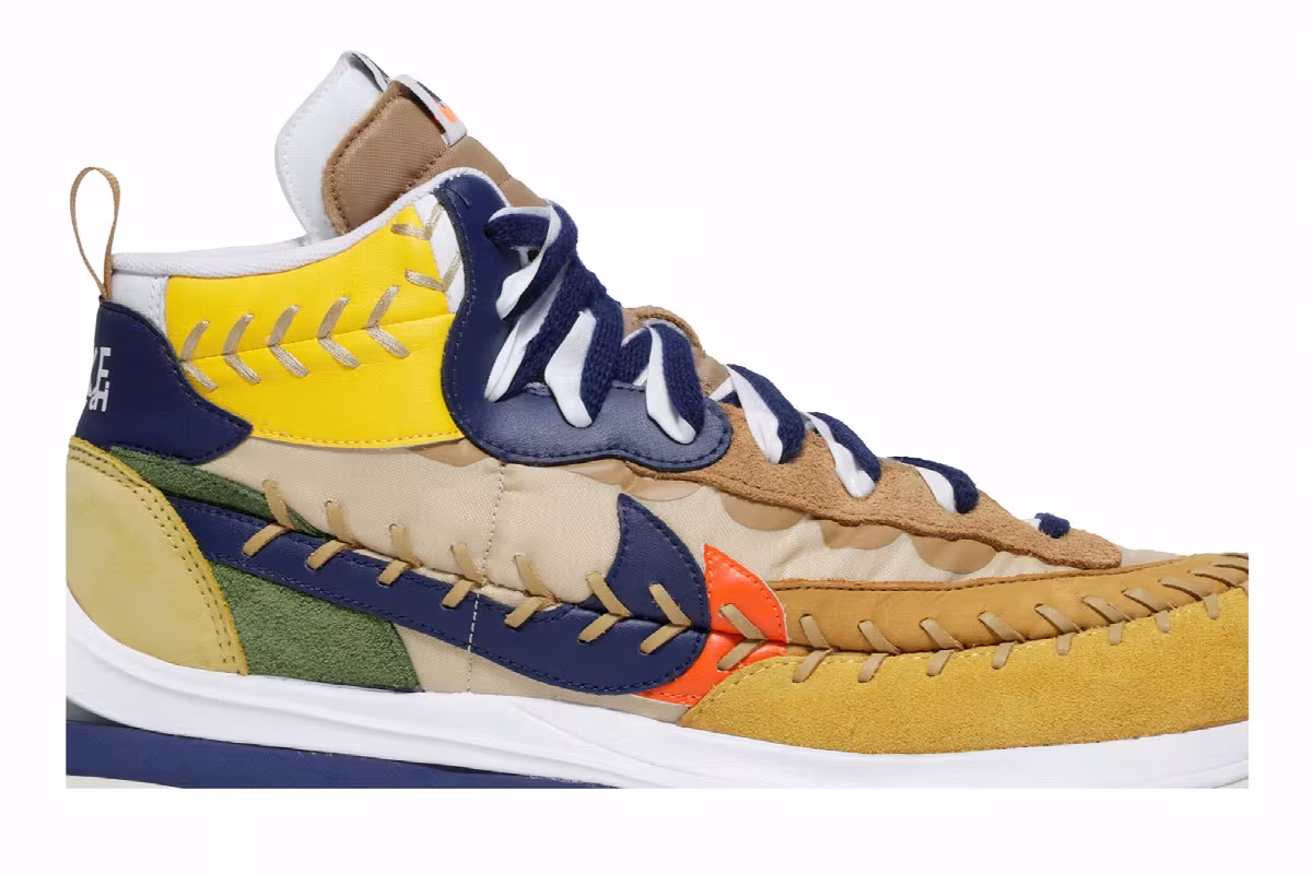 sacai x Jean Paul Gaultier x Nike VaporWaffle Sesame, view 3
