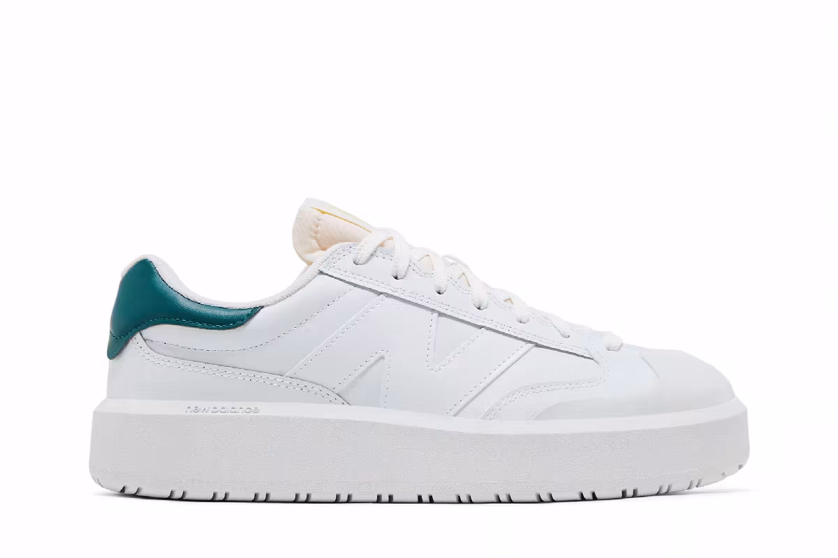 New Balance CT302 White Vintage Teal, view 2