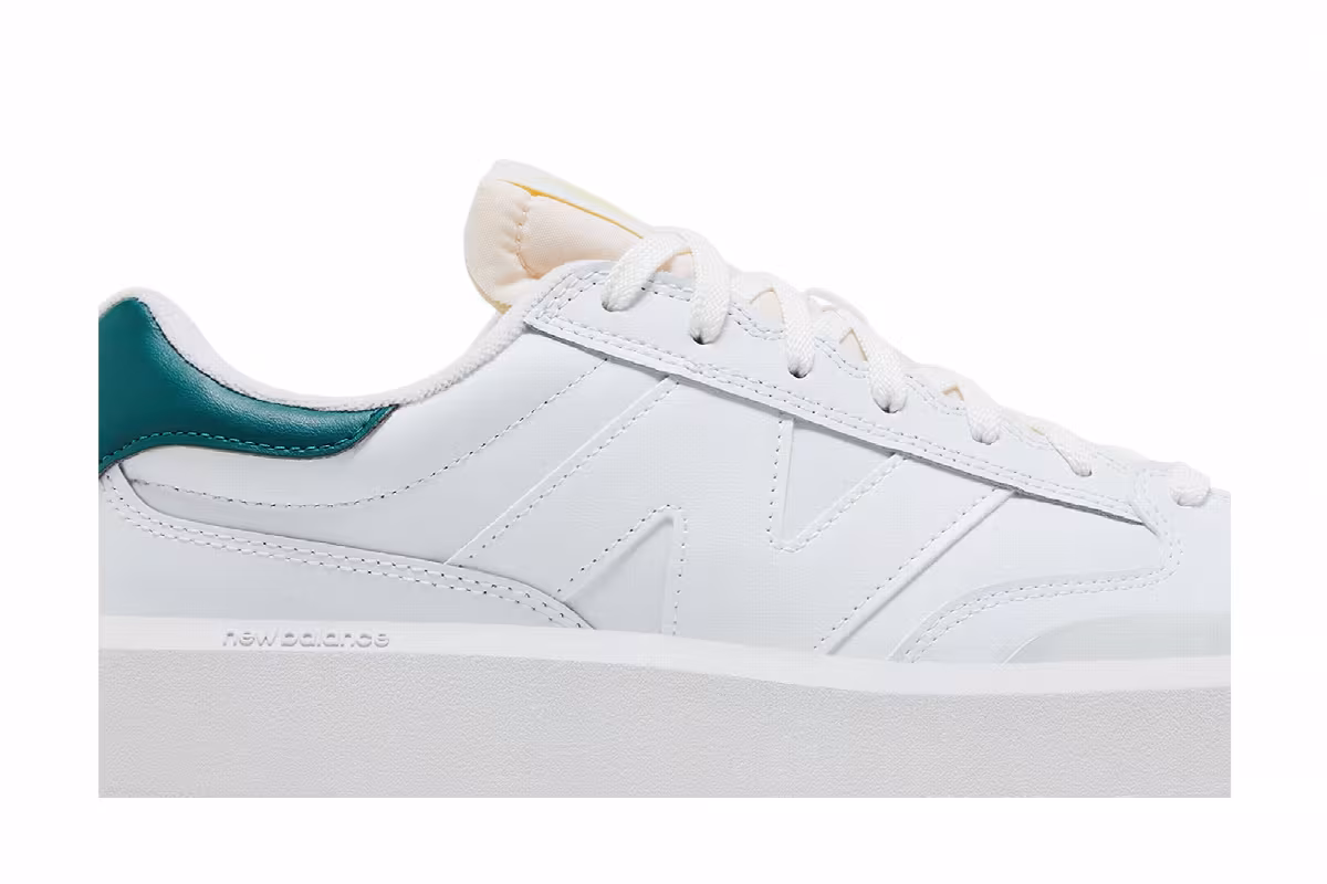 New Balance CT302 White Vintage Teal, view 3