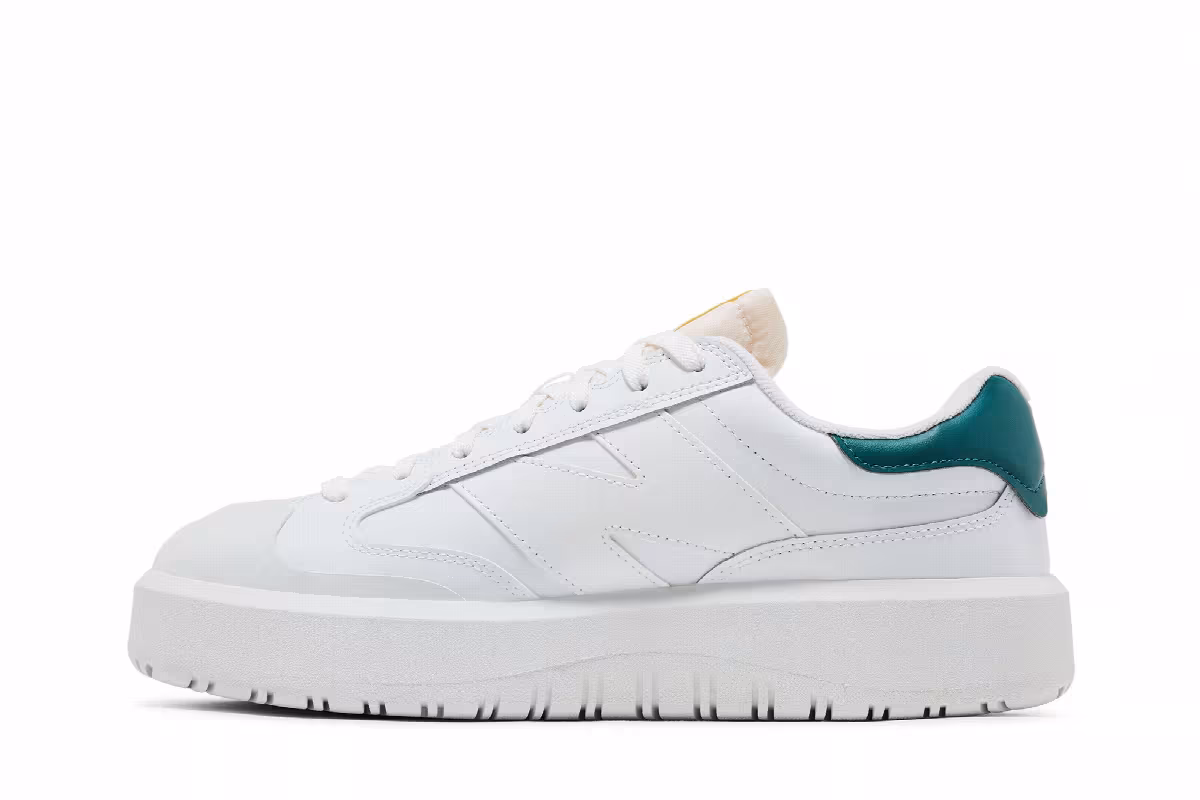 New Balance CT302 White Vintage Teal, view 4