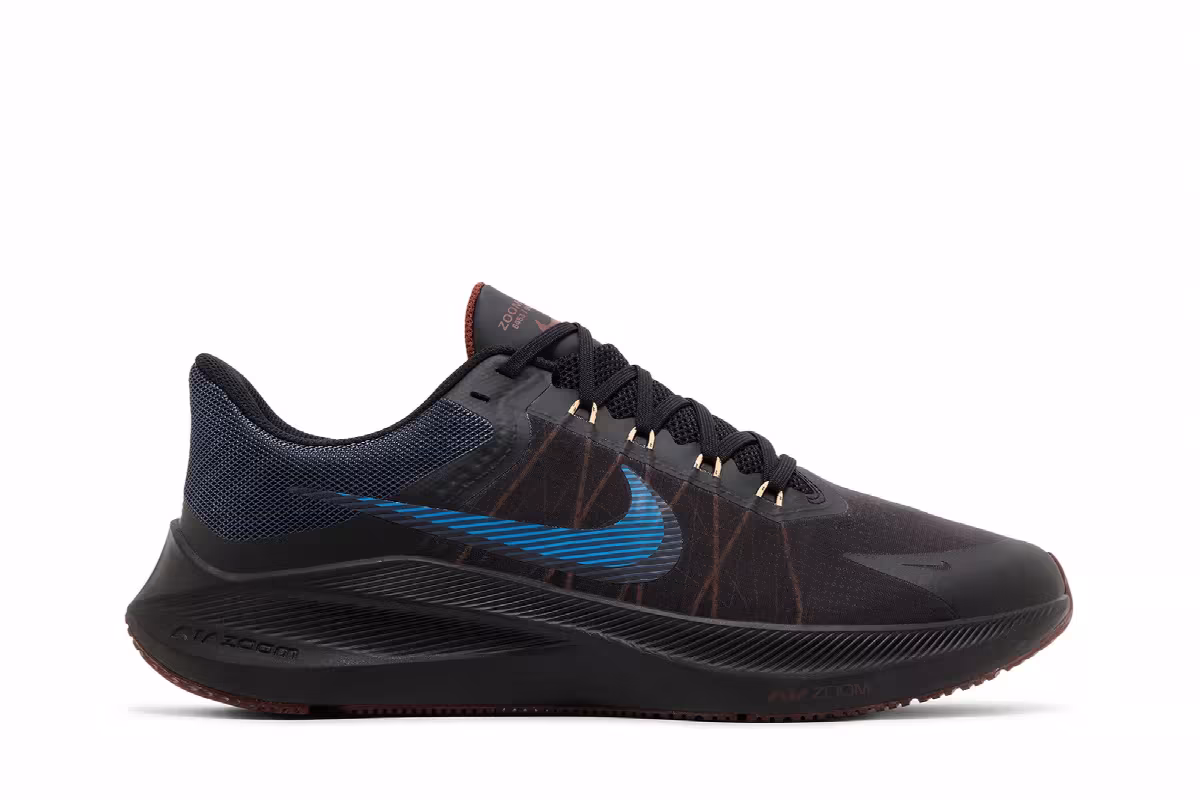 Nike Winflo 8 Black Thunder Blue, view 2