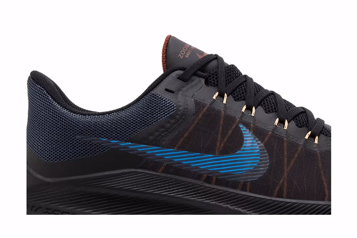 Nike Winflo 8 Black Thunder Blue, view 3