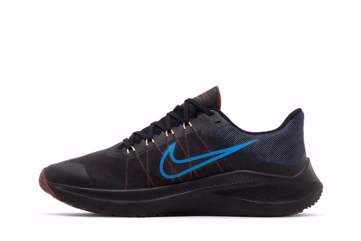 Nike Winflo 8 Black Thunder Blue, view 4